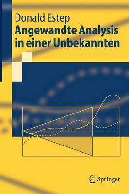 Angewandte Analysis in einer Unbekannten - Donald Estep - cover
