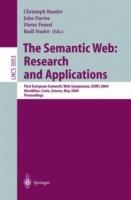 The Semantic Web: Research and Applications: First European Semantic Web Symposium, ESWS 2004, Heraklion, Crete, Greece, May 10-12, 2004, Proceedings