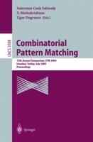Combinatorial Pattern Matching: 15th Annual Symposium, CPM 2004, Istanbul, Turkey, July 5-7, 2004, Proceedings - cover