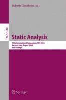 Static Analysis: 11th International Symposium, SAS 2004, Verona, Italy, August 26-28, 2004, Proceedings - cover
