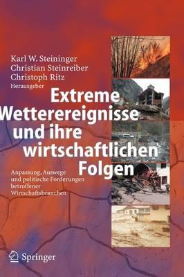 Extreme Wetterereignisse und ihre wirtschaftlichen Folgen: Anpassung, Auswege und politische Forderungen betroffener Wirtschaftsbranchen - cover