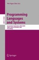 Programming Languages and Systems: Second Asian Symposium, APLAS 2004, Taipei, Taiwan, November 4-6, 2004. Proceedings - cover