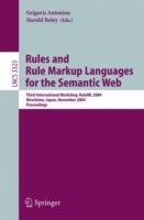 Rules and Rule Markup Languages for the Semantic Web: Third International Workshop, RuleML 2004, Hiroshima, Japan, November 8, 2004, Proceedings - cover