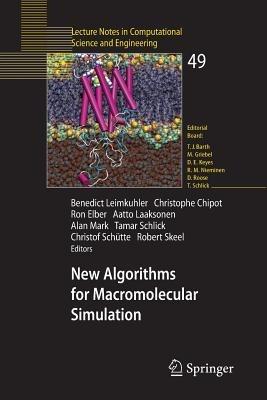 New Algorithms for Macromolecular Simulation - cover