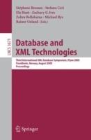 Database and XML Technologies: Third International XML Database Symposium, XSym 2005, Trondheim, Norway, August 28-29, 2005, Proceedings - cover