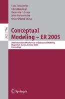 Conceptual Modeling - ER 2005: 24th International Conference on Conceptual Modeling, Klagenfurt, Austria, October 24-28, 2005, Proceedings - cover
