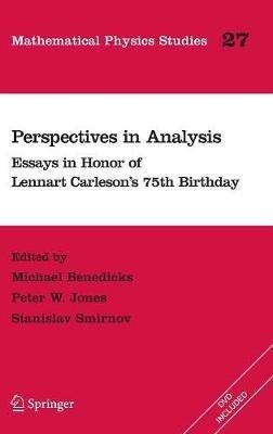 Perspectives in Analysis: Essays in Honor of Lennart Carleson's 75th Birthday - cover
