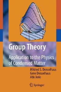 Group Theory: Application to the Physics of Condensed Matter - Mildred S. Dresselhaus,Gene Dresselhaus,Ado Jorio - cover
