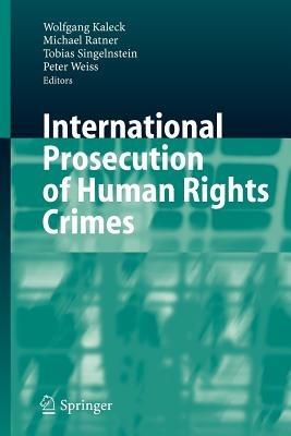 International Prosecution of Human Rights Crimes - cover