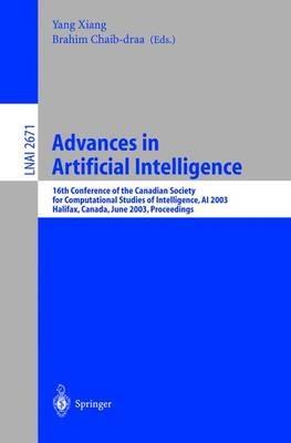 Advances in Artificial Intelligence: 16th Conference of the Canadian Society for Computational Studies of Intelligence, AI 2003, Halifax, Canada, June 11-13, 2003, Proceedings - cover