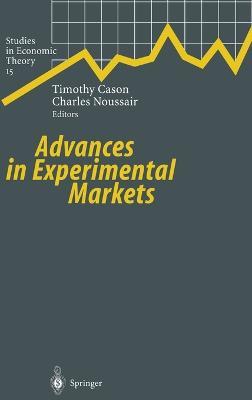 Advances in Experimental Markets - cover