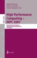 High Performance Computing - HiPC 2001: 8th International Conference, Hyderabad, India, December, 17-20, 2001. Proceedings - cover