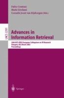 Advances in Information Retrieval: 24th BCS-IRSG European Colloquium on IR Research Glasgow, UK, March 25-27, 2002 Proceedings - cover