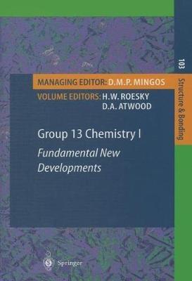 Group 13 Chemistry I: Fundamental New Developments - cover