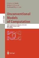 Unconventional Models of Computation: Third International Conference, UMC 2002, Kobe, Japan, October 15-19, 2002, Proceedings - cover