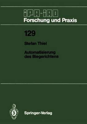 Automatisierung des Biegerichtens - Stefan Thiel - cover