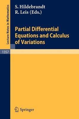 Partial Differential Equations and Calculus of Variations - cover