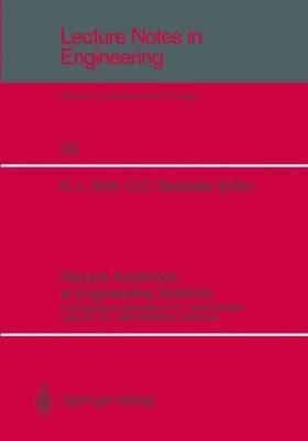 Recent Advances in Engineering Science: A Symposium dedicated to A. Cemal Eringen June 20–22, 1988, Berkeley, California - cover