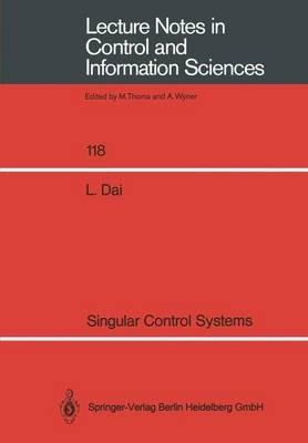 Singular Control Systems - Liyi Dai - cover
