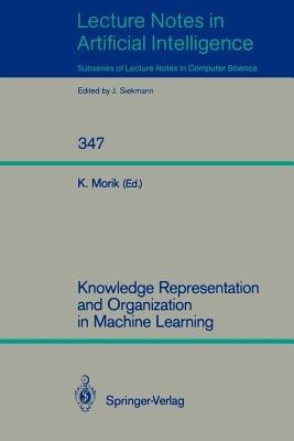 Knowledge Representation and Organization in Machine Learning - cover