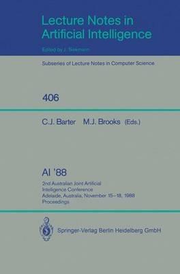 AI '88: 2nd Australian Joint Artificial Intelligence Conference, Adelaide, Australia, November 15-18, 1988, Proceedings - cover