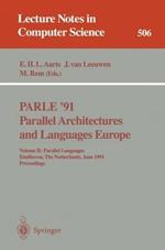 PARLE '91. Parallel Architectures and Languages Europe: Volume II: Parallel Languages. Eindhoven, The Netherlands, June 10-13, 1991. Proceedings