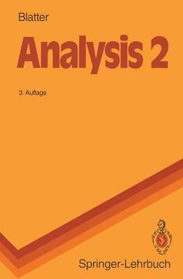 Analysis 2 - Christian Blatter - cover