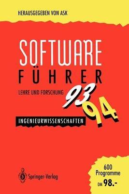 Software-Führer ’93/’94 Lehre und Forschung: Ingenieurwissenschaften - cover
