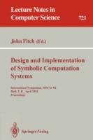 Design and Implementation of Symbolic Computation Systems: International Symposium, DISCO '92, Bath, U.K., April 13-15, 1992. Proceedings - cover