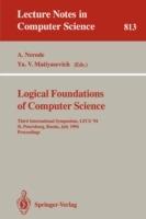 Logical Foundations of Computer Science: Third International Symposium, LFCS '94, St. Petersburg, Russia, July 11-14, 1994. Proceedings - cover