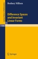 Difference Spaces and Invariant Linear Forms - Rodney Nillsen - cover