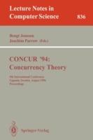 CONCUR '94: Concurrency Theory: 5th International Conference, Uppsala, Sweden, August 22 - 25, 1994. Proceedings - cover