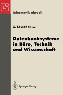 Datenbanksysteme in Büro, Technik und Wissenschaft: GI-Fachtagung, Dresden, 22.–24. März 1995 - cover