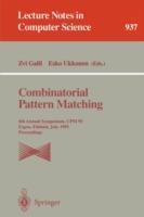 Combinatorial Pattern Matching: 6th Annual Symposium, CPM 95, Espoo, Finland, July 5 - 7, 1995. Proceedings - cover