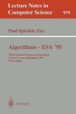 Algorithms - ESA '95: Third Annual European Symposium, Corfu, Greece, September, 25 - 27, 1995. Proceedings - cover