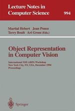 Object Representation in Computer Vision: International NSF-ARPA Workshop, New York City, NY, USA, December 5 - 7, 1994. Proceedings