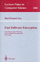 Fast Software Encryption: Second International Workshop, Leuven, Belgium, December 14-16, 1994. Proceedings - cover