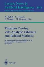 Theorem Proving with Analytic Tableaux and Related Methods: 5th International Workshop, TABLEAUX '96, Terrasini (Palermo), Italy, May 15 - 17, 1996. Proceedings
