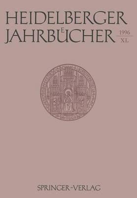 Heidelberger Jahrbücher - cover