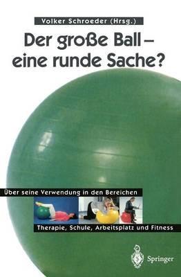Der große Ball — eine runde Sache?: Über seine Verwendung in den Bereichen Therapie, Schule, Arbeitsplatz und Fitness - cover
