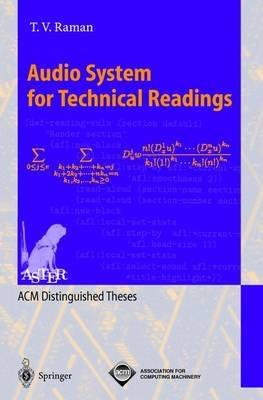 Audio System for Technical Readings - T.V. Raman - cover