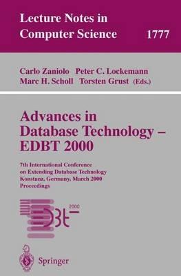 Advances in Database Technology - EDBT 2000: 7th International Conference on Extending Database Technology Konstanz, Germany, March 27-31, 2000 Proceedings - cover