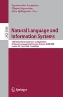 Natural Language and Information Systems: 13th International Conference on Applications of Natural Language to Information Systems, NLDB 2008 London, UK, June 24-27, 2008, Proceedings - cover