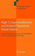 High Tc Superconductors and Related Transition Metal Oxides: Special Contributions in Honor of K. Alex Müller on the Occasion of his 80th Birthday