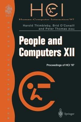 People and Computers XII: Proceedings of HCI ’97 - cover