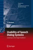 Usability of Speech Dialog Systems: Listening to the Target Audience - cover