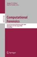 Computational Forensics: Second International Workshop, IWCF 2008, Washington, DC, USA, August 7-8, 2008, Proceedings - cover