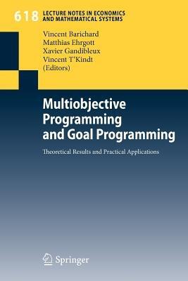 Multiobjective Programming and Goal Programming: Theoretical Results and Practical Applications - cover