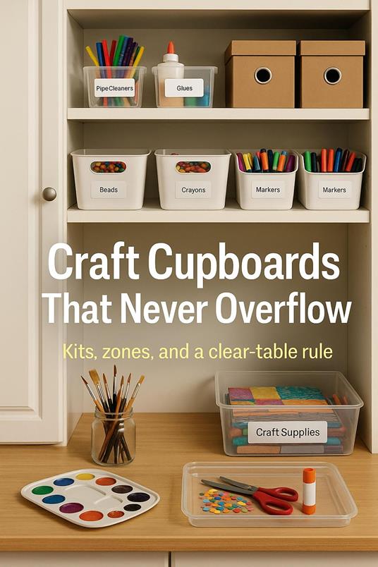Craft Cupboards That Never Overflow