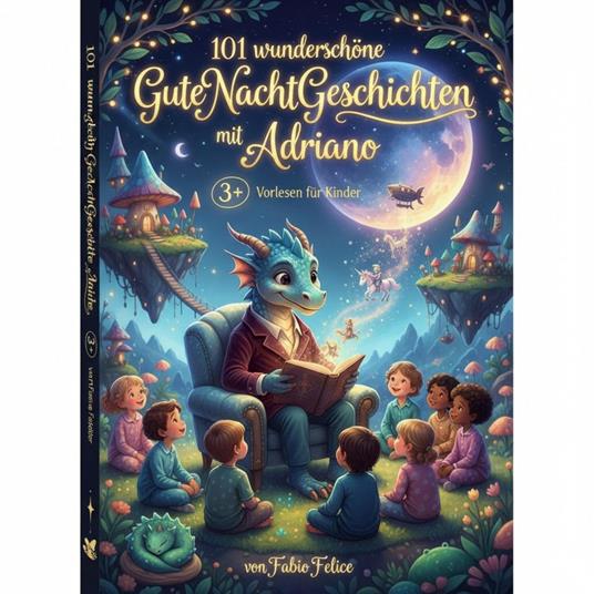 Adriano & 101 Wunderschöne Kinder Gutenachtgeschichten mit Adriano als Hauptfigur. - Fabio Felice - ebook